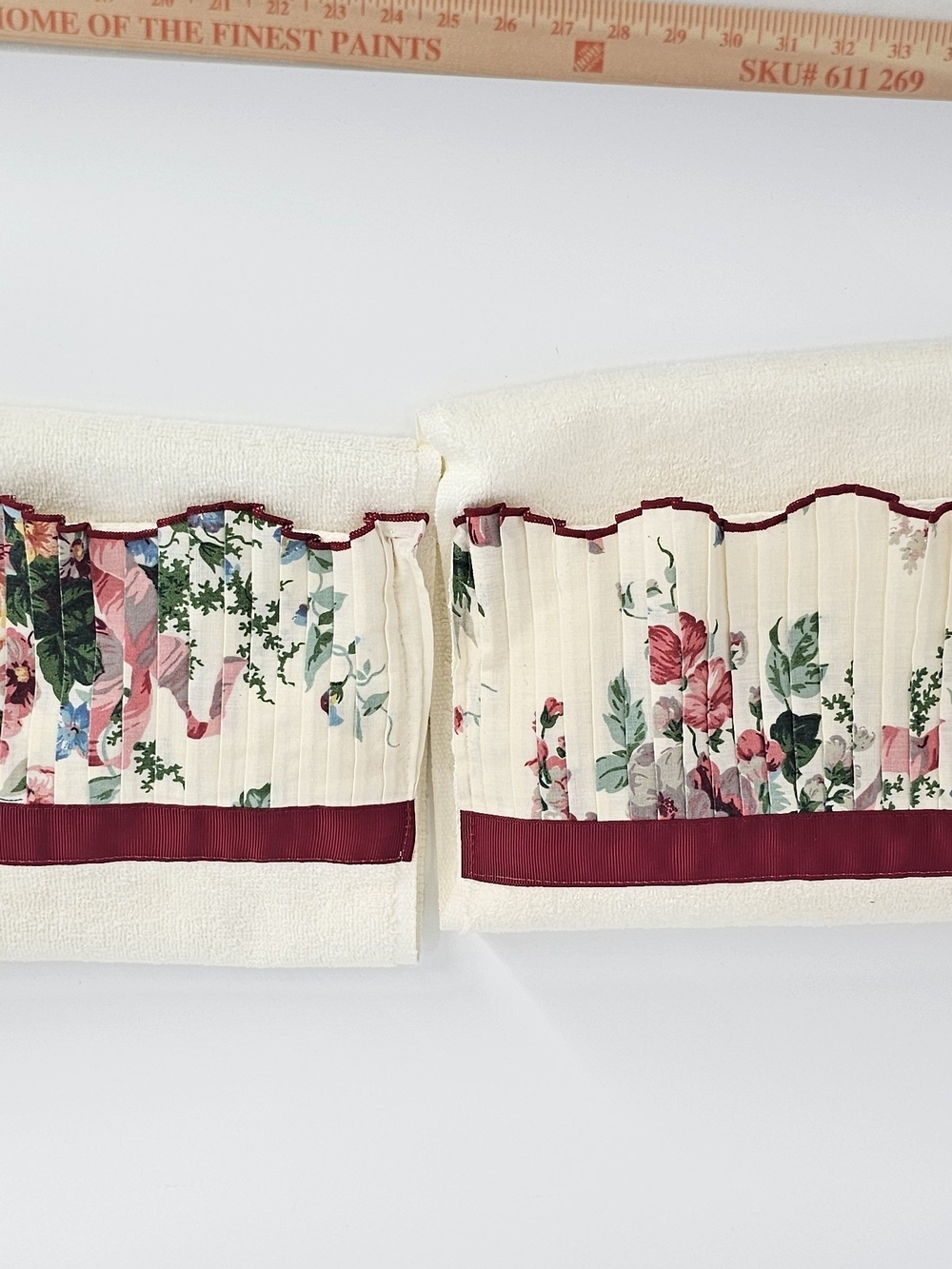Avanti Floral Cream & Pink Bath Towel Set